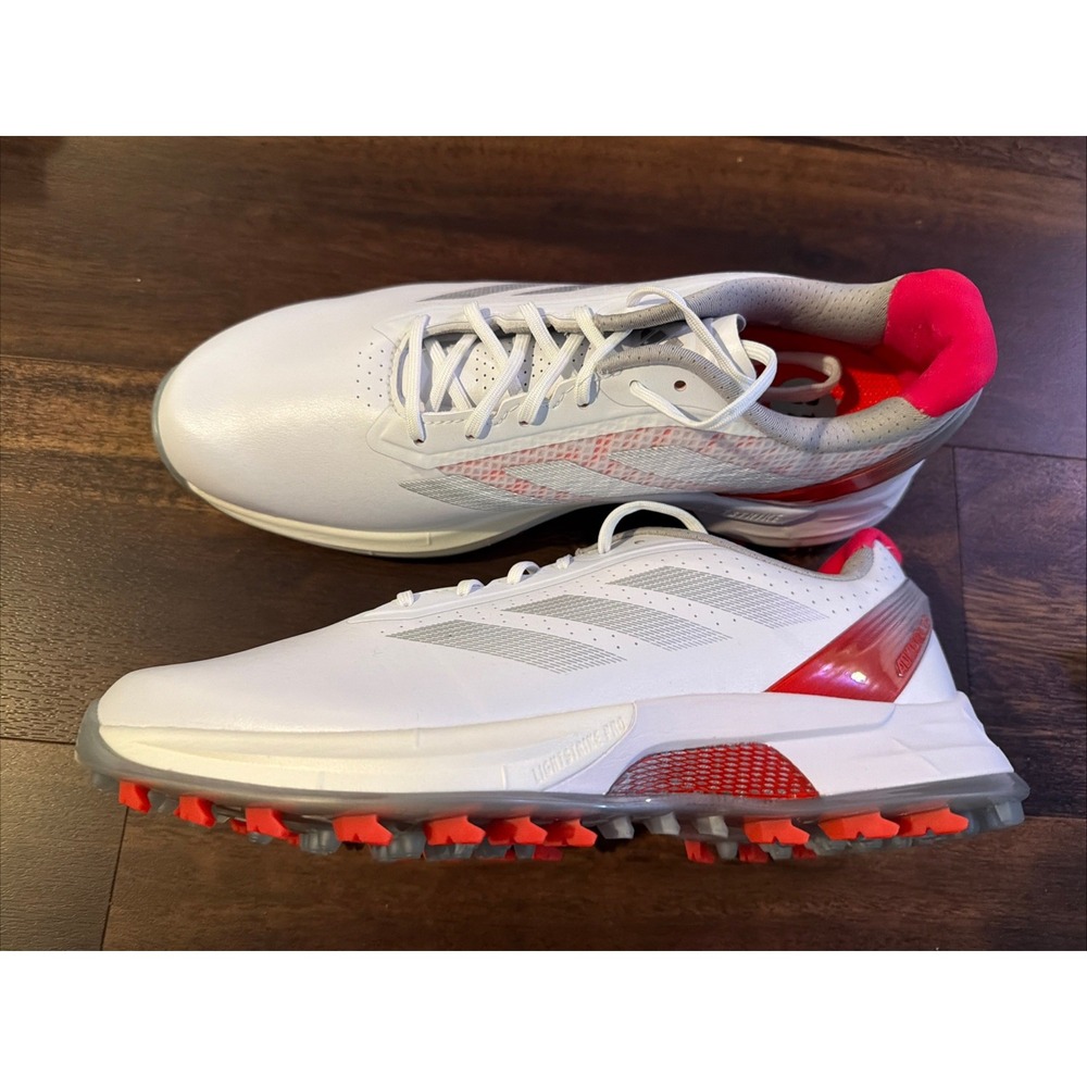 New Adidas Womens ZG Golf Shoes Size 8.5 White Red